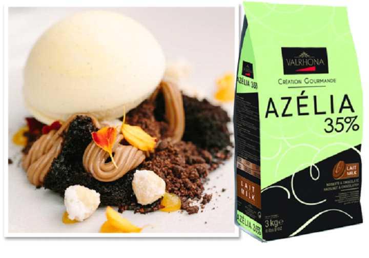 6 LB Bag 33% Cacao Milk Chocolate Hazelnut Feves - Azelia Never before have hazelnuts been combined with creamy milk chocolate so elegantly, inviting