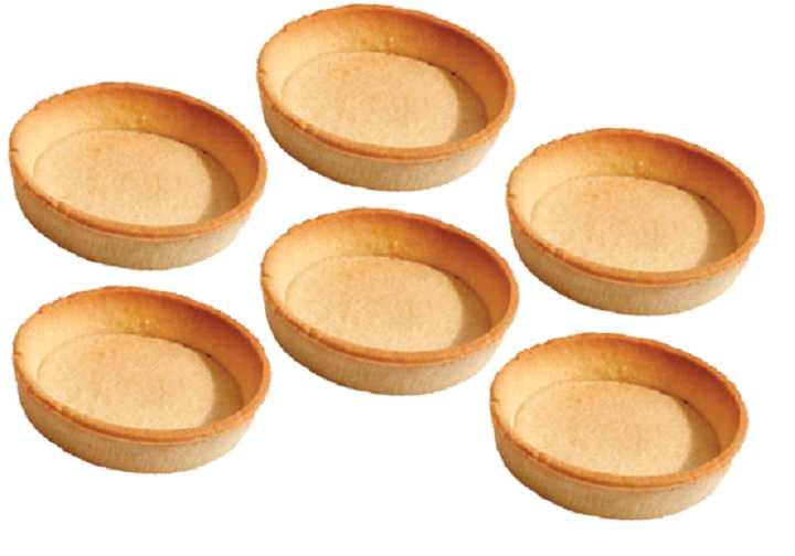 77 Inch Sweet Tart Shells - Round/Straight Sided (Jean Ducourtieux) Fill Capacity: approx. 2.