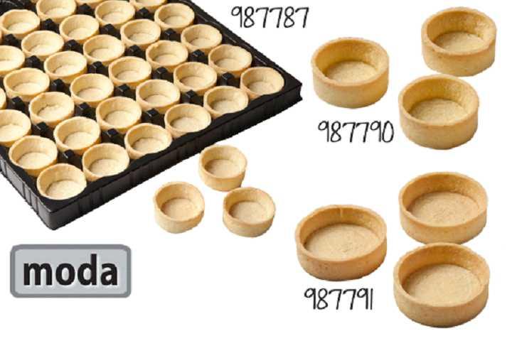 Flavor/Variety 141801 Jean Ducourtieux 1/72 Count 3.75 Inch Sweet Tart Shells - Round/Straight Sided (Moda) Prebaked tart shell for pastry applications. Unlimited applications.