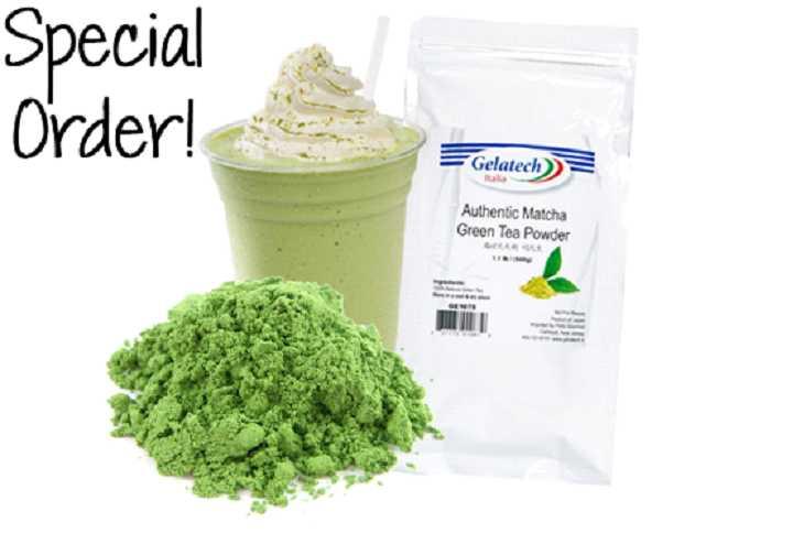 Extracts & Flavorings Flavorings Matcha Green Tea Powder (Special Order) Fine powder of matcha grade green tea. Green Tea Powder does not contain any GMO materials. Green Tea Powder is Gluten Free.