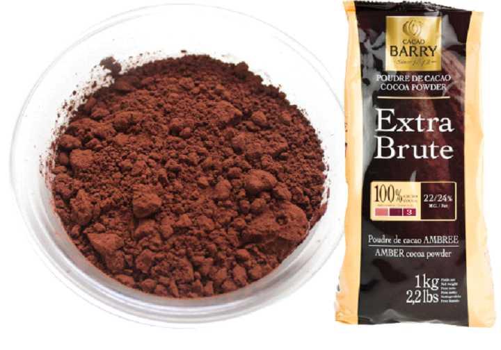 Flour, Sugar & Cocoa Baking Cocoa Extra Brute Intense Red Cocoa Powder A bright and intense red color, this cocoa powder is ideal for coating truffles or