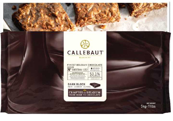Chocolate Baking Bars Dark Chocolate - Refined Subtle bitter cocoa taste. 53.1% Cacao Solids.