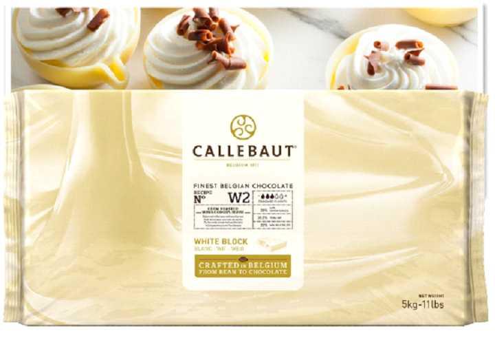 8% Milk Solids. Flavor/Variety 130104 Callebaut 1/11 LB Block 33.6% Cacao White Chocolate Block - Excellent Creamy caramel taste. 26.2% Cacao Solids. 30.