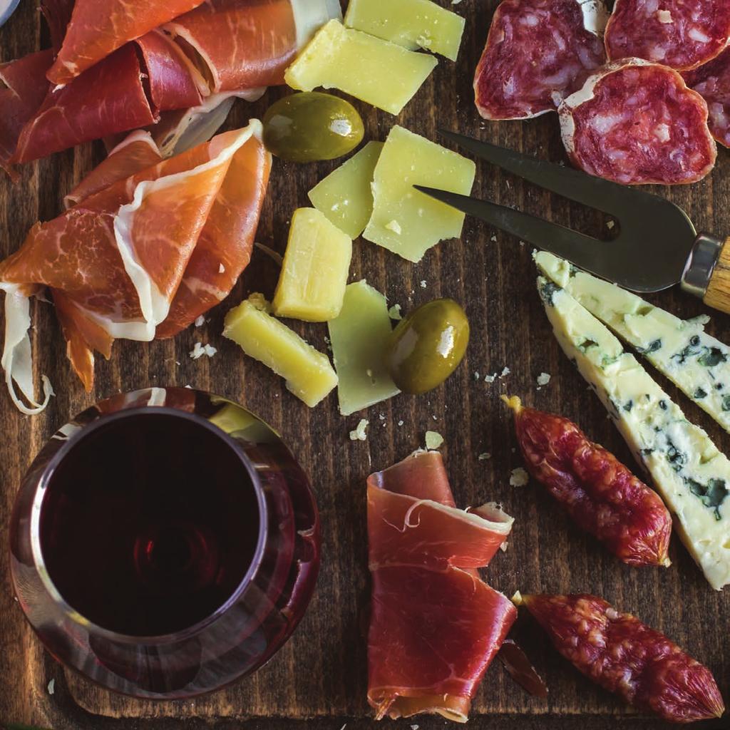 A TASTE FOR TWO $30 A versatile lunch for two with traditional cheeses and charcuterie. Perfect for a picnic or a limo lunch in the wine country.