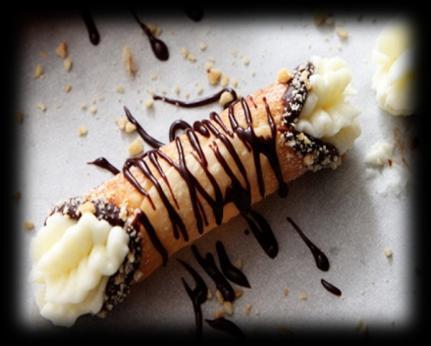 DESSERTS Cannoli 3.99 A delicious Sicilian style fried tube of Pastry filled with sweetened mascarpone Cheese Cake 3.75 BEVERAGES Coke Products Can Soda 1.