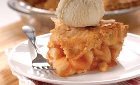 Maple Apple Pie Apple pie topped with a maple crust - 3.99 Á la Mode - 4.