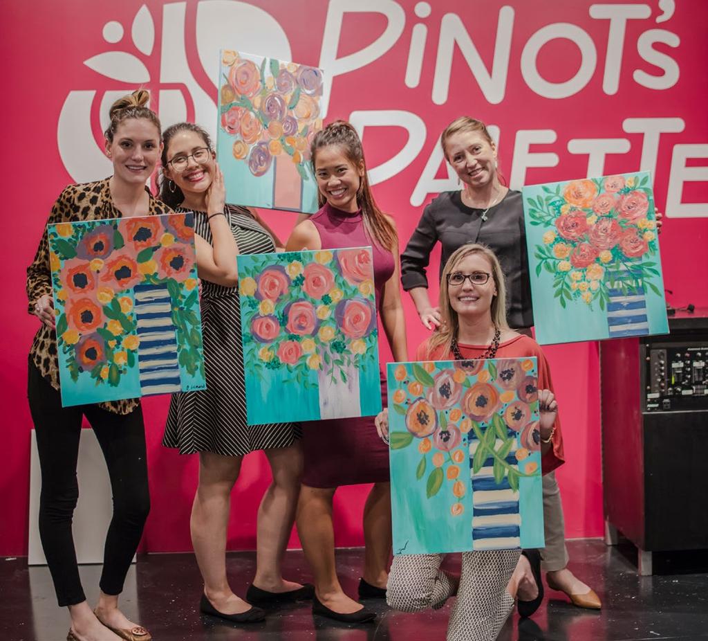 Pinot s Palette is partnering with TBS for the fifth season of the Cougar Town series The social art and wine experience company will feature Cougar Town-themed painting parties at Pinot s Palette