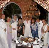 The world famous couscous and a variety of tajines and authentic Moroccan specialties are enjoyed in a beautifully decorated restaurant on the