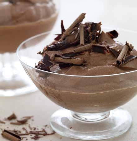 2 oz soft silken tofu, drained 2 tsp vanilla extract /8 tsp almond extract The-Best-for-Last Chocolate Mousse This dessert is a restaurant-worthy confection.