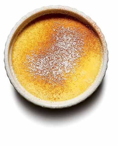 Egg Custard This old-fashioned dessert is truly a comfort food. Makes 2 servings 2 eggs /3 cup half-and-half ¼ tsp vanilla extract ½ Tbsp sugar Pinch of salt. Crack the eggs into a measuring cup.