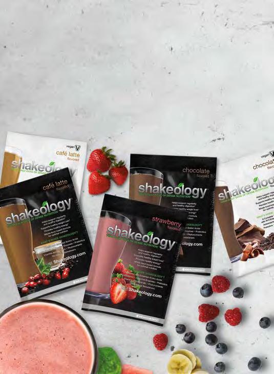 YOUR PERFECT FITNESS PARTNER Shakeology is a fast, easy way to get the increase in protein you need to see your best results with the SHIFT SHOP.