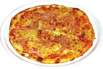 Pizza Romana Rajčica, sir, pureća šunka, origano/tomatoes, cheese,