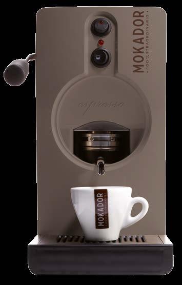 Elle HIGH PERFORMANCE IN A SMALL SIZE Elle is a coffee pod machine with decidedly superior performances and of such concentrated dimensions that it is perfect in any environment.