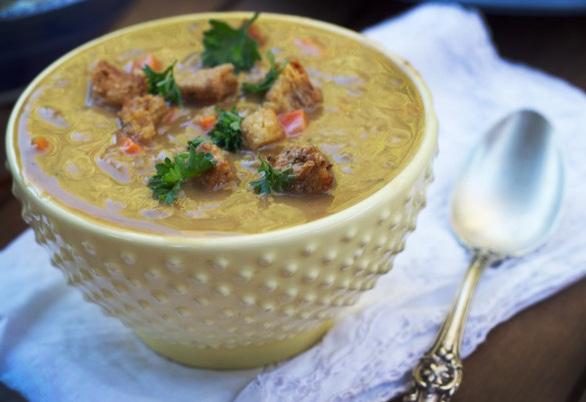 Chestnut Soup From Forks Over Knives The Cookbook Serves 4 1 medium yellow onion, peeled and finely chopped 1 stalk celery, finely chopped 1 medium carrot, peeled and finely chopped 1½ tablespoons