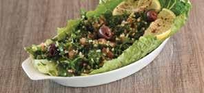 Add chicken, beef or lamb...8.99 Tabbouleh... 5.
