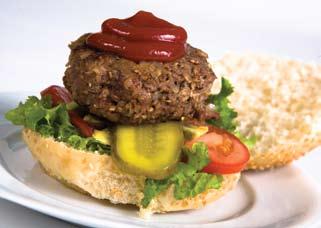 Hamburgers (serves 6-8) 500g minced beef or pork 1 onion, finely chopped 1 cup rolled oats ¼ cup milk 1 egg ½ tbsp oil (if you need it) 8 hamburger buns (or sliced bread) 1 carrot, grated or 1