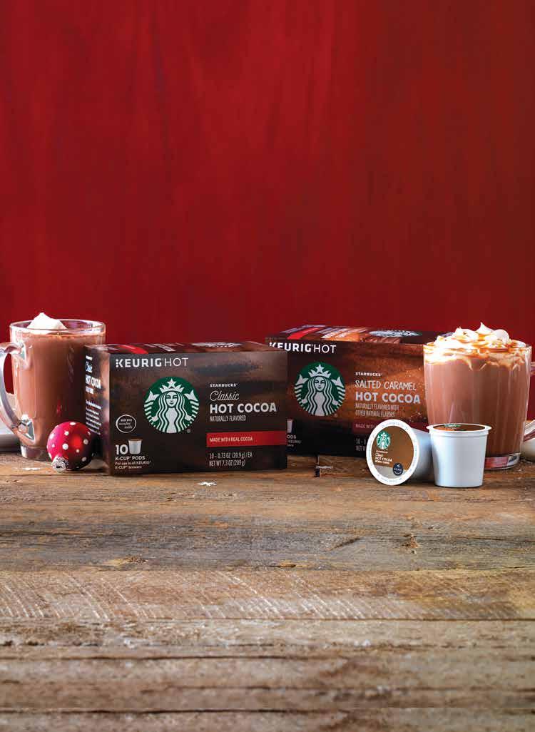 BRING HOME RICH, CREAMY HOT COCOA Recommended serving suggestion. Toppings not included. Keurig, Keurig 2.