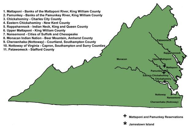The Patawomeck tribe was loosely connected to the Powhatan chiefdom when the Jamestown settlers arrived in 1607.