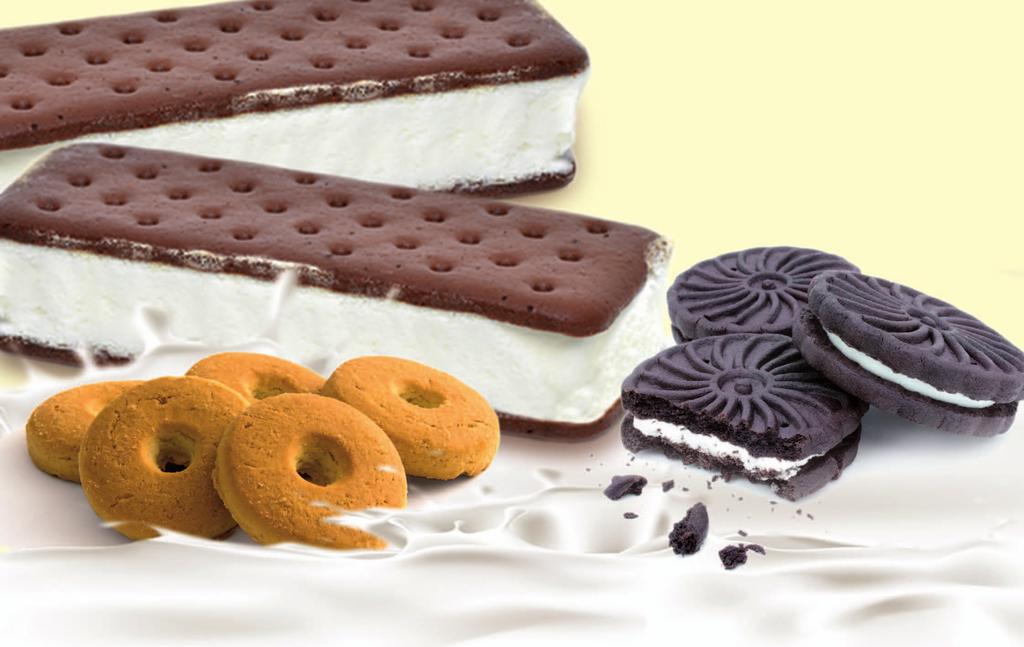 "CLASSIC CREAMS LINE" Pastes for flavouring ice creams made with milk Name Use / Description Quantities g x 1 Kg mix g x 1 Kg milk or water Macaroon / Bitter almond cream 65/70 90/100 3/5 Azure /