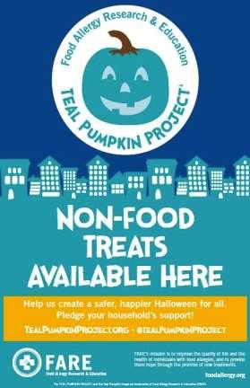 Teal Pumpkin Project CDF and FARE (Food Allergy Research & Education) teamed up!