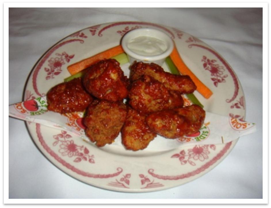 CHICKEN WINGS REGULAR AMERICAN ROSE WITH AN ESM LINER 5 FOR $5-OLD WORLD WITH AN ESM LINER INGREDIENT 5 FOR $5 REGULAR PROCEDURE: Pre-cooked wings, thawed Wing sauce 5 pcs. ¾ oz. vol. 8 pcs. 1 ½ oz.