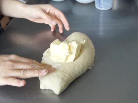 Knead the dough for several minutes