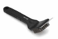 B2Q GRILLWARE GRILL BRUSHES GRILL BRUSH AND PAD LONG - BLACK 76994 19" PP,