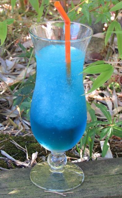 Frozen Blue Nightmare Drink Ingredients. (Makes 1 drink) 1 ½ ounces of DeKuper Island Pucker Punch. 1 ½ ounces of Blue Curcao. 1 ½ ounces of Cruzan Passion Fruit Rum. ½ ounce of simple syrup.