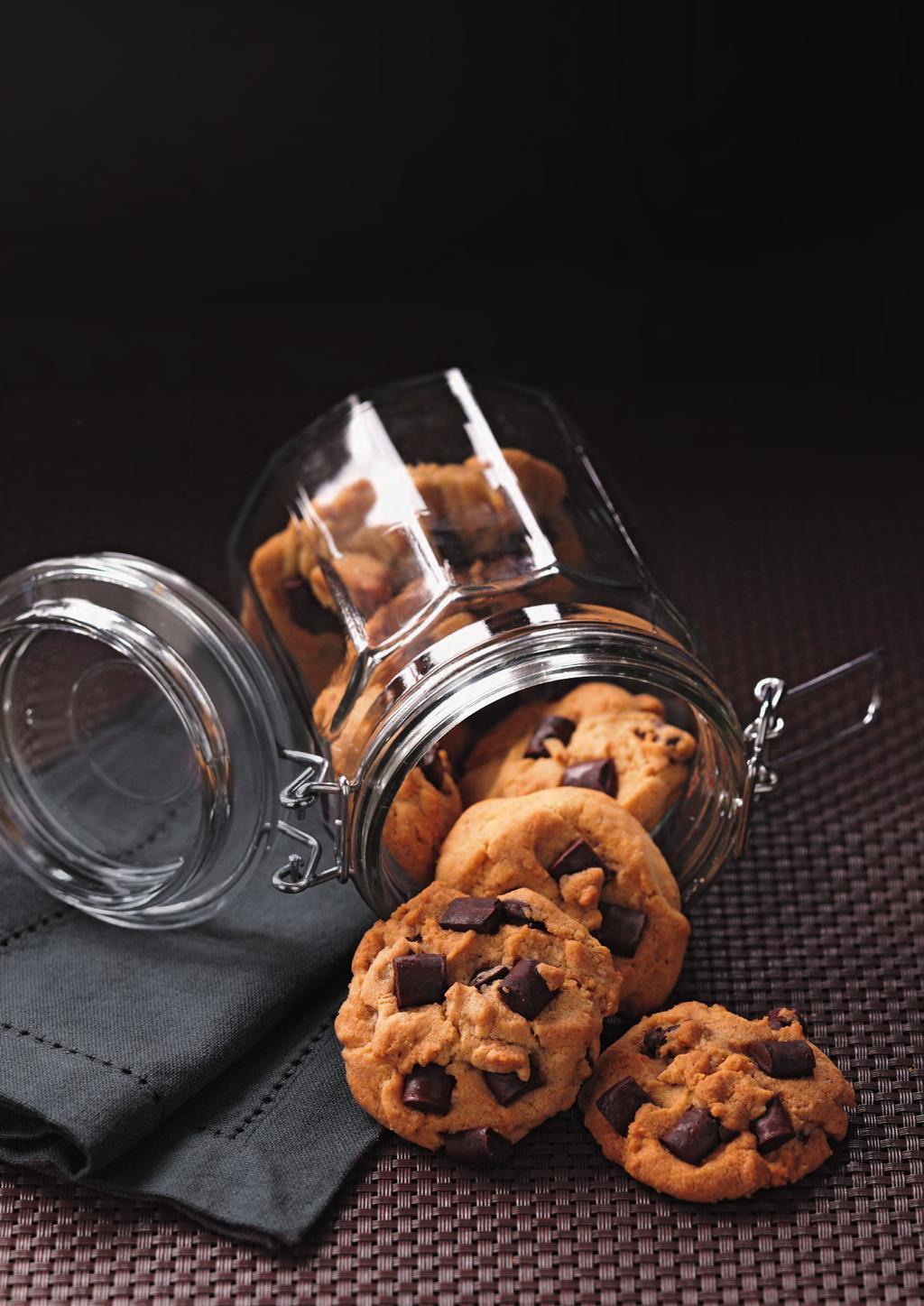 A BIG BITE FOR COOKIES & CO. Chocolate Chips with Maltit Chocolate Mini-Chips Chocolate Chunks XXL Milk Chocolate Chips Our chips and chunks are rich, compact and packed with chocolaty goodness.