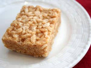 Grandma Maloney s Peanut Butter Rice Krispies Treats Recipe This is a recipe that uses corn syrup, not marshmallows.
