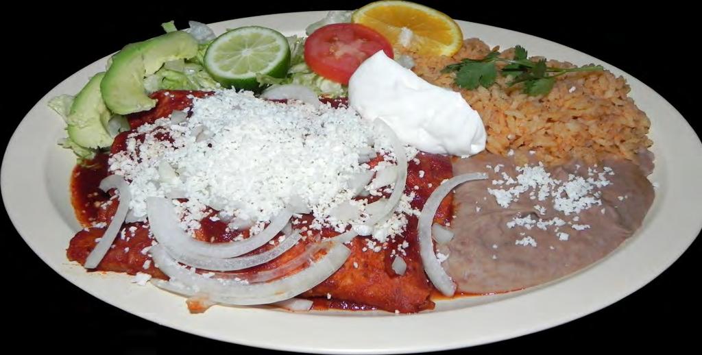 TRY A COMBINATION OF OUR MEXICAN FAVORITES SE SIRVEN CON ARROZ Y FRIJOLES REFRITOS SERVED WITH RICE AND REFRIED BEANS 21. COMBINACION EL PIPILA.....$10.