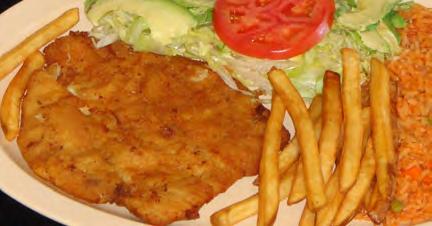 Served with your choice of rice or French fries plus lettuce, tomato and tortillas.
