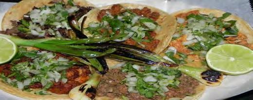 DESEBRADA (Shredded Beef) PICADILLO (Ground Beef) POLLO (Chicken) AN OVAL THICKER TORTILLA FILLED WITH REFRIED BLACK BEANS AND TOPPED WITH YOUR CHOICE OF: CARNE ASADA (Broiled skirt steak) HUEVOS (2)