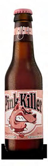 PINK KILLR Top-fermented beer, of the fruity white beer type.