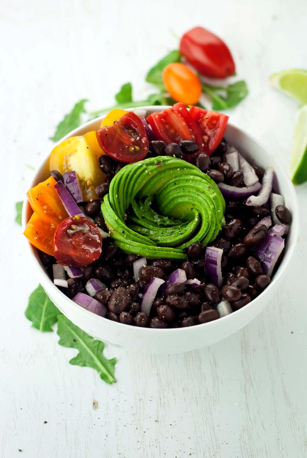 19. Avocado Lime Black Bean Bowl Packed with protein and ready in minutes, this flavorful bowl features the bright, vibrant flavors of classic Mexican cuisine!