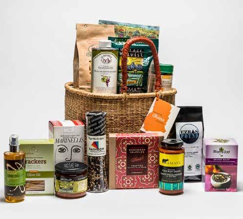 coffee, exotic tea, rustic pasta and sauce, spreads, truffles, spices and more.