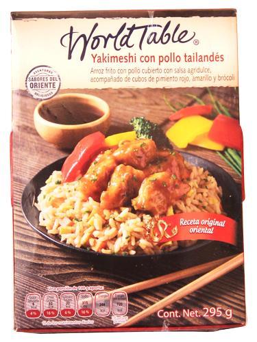 Yakimeshi Con Pollo Tailandes: Thai Chicken Yakimeshi Mexico, Feb 2016 *Excluding Mexican ethnic flavors.