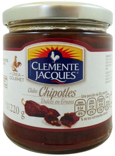 sweet chilli chipotles, in a 220g glass jar.