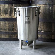 Conical(non-pressure holding) Sizes range, but generally available for many brewhouse sizes Advantages: