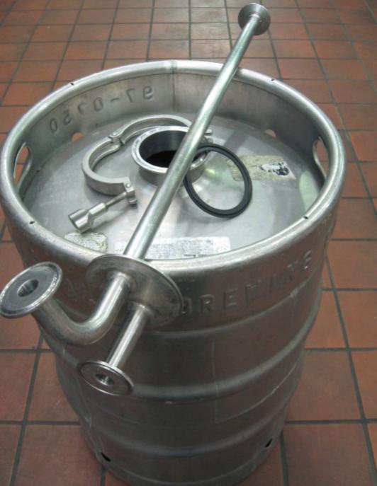 Modified Kegs Typically only larger sizes available Advantages: Easy to swirl/mix in dryhops Easier transfer