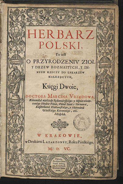 Marcin from Urzędów (1500-1573) about beer The work Herbarz polski was written in 1543-1553, published in 1595 The