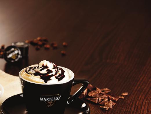 RECIPES with MARTELLO CAFÈ RECIPES with MARTELLO CAFÈ RECIPES LATTE MACCHIATO 40 ml MARTELLO - Ristretto 210 ml milk First heat/froth the milk