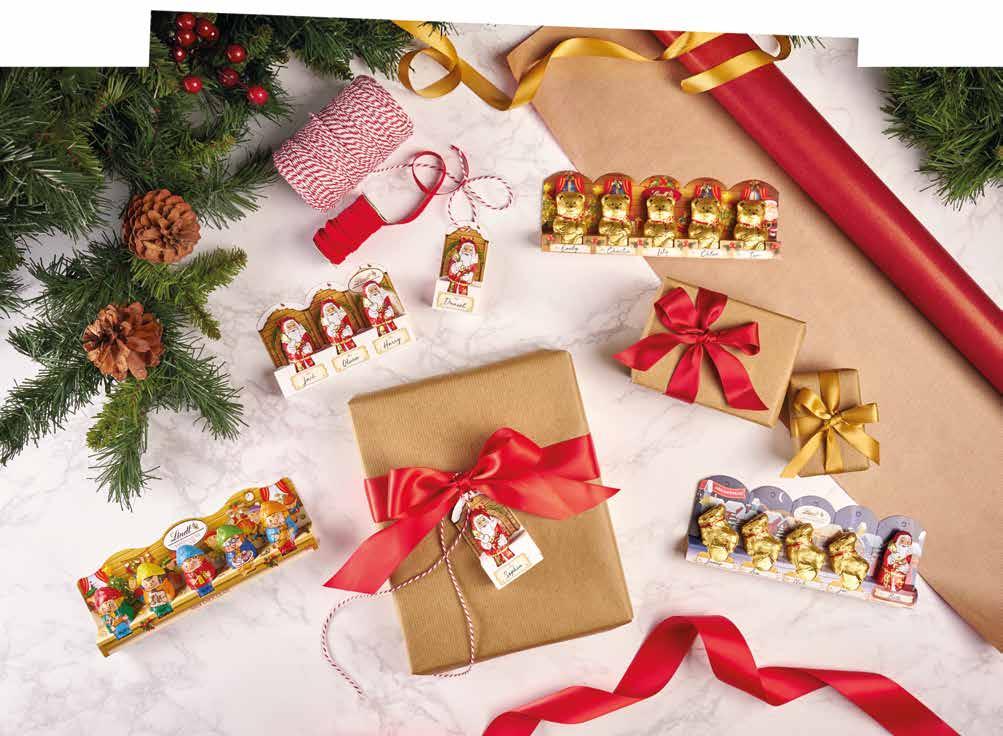 3 ways to show you care with Lindt festive 5-packs Make sure Santa Claus stops by on Christmas