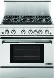 48" PRO-STYLE GAS RANGE WITH PRG4810NP (shown with optional 22" backsplash) Sealed burner cooking surface Two Dual Flame burners that deliver 15,000 BTUs, yet reduce to 570 BTU setting Four standard