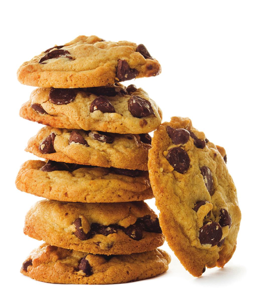 CHOCOLATE CHIP COOKIES > CHOCOLATE CHIP COOKIES > Chocolate Chip Cookies Preparation Time: 10 minutes Bake Time: 8 minutes Serving Size: 24 Cookies ½ cup Brown Sugar ¼ cup Sugar ¼ cup Butter 1 Egg 1