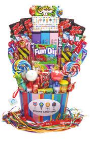 Each tower features Mini Gummy Bears, Strawberry Licorice Wheels, Assorted Swedish Fish, and Sour Watermelon. 1 $51.50 50 $47.75 100 $45.75 250 $43.25 500 $41.