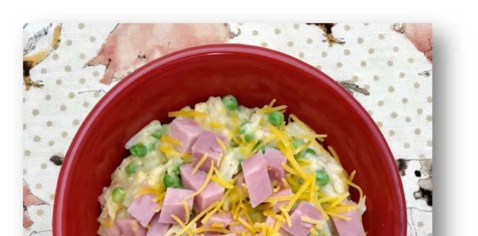 Ham & Hash Brown Casserole in the Microwave 1/2 (15 oz.