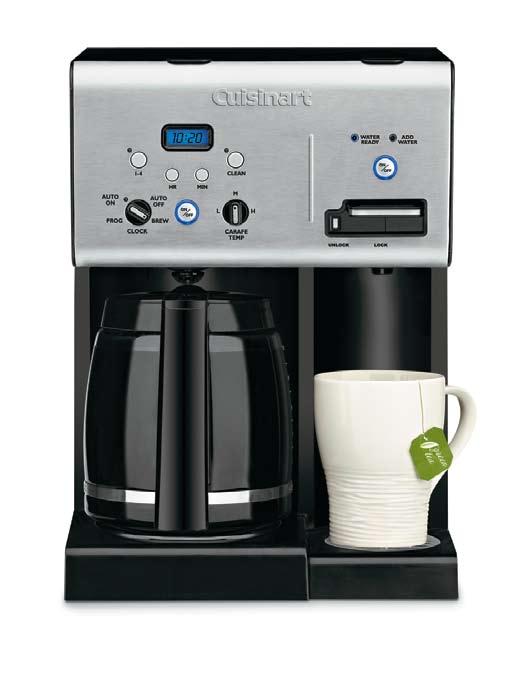 INSTRUCTION BOOKLET Coffee PLUS 12-Cup Programmable Coffeemaker & Hot Water System CHW-12 For your