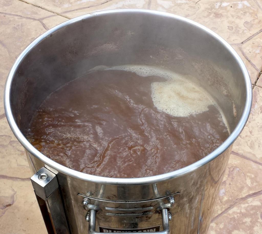 Step 9) Boil Wort This will sterilize wort, making your ferment clean if