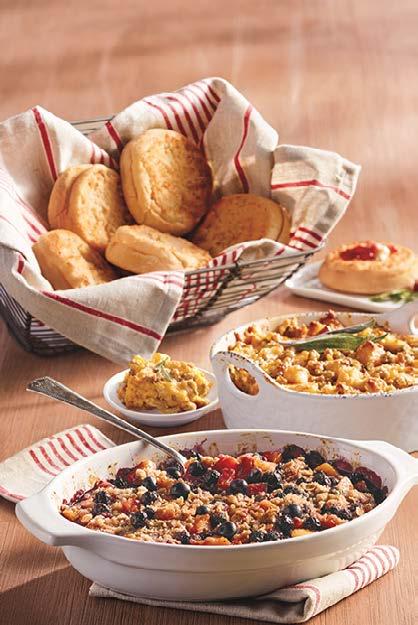 BREAK THE BOUNDARIES OF BREAKFAST A Sweet and Savory Brunch Enjoy an elegant brunch with a ready-to-bake sausage